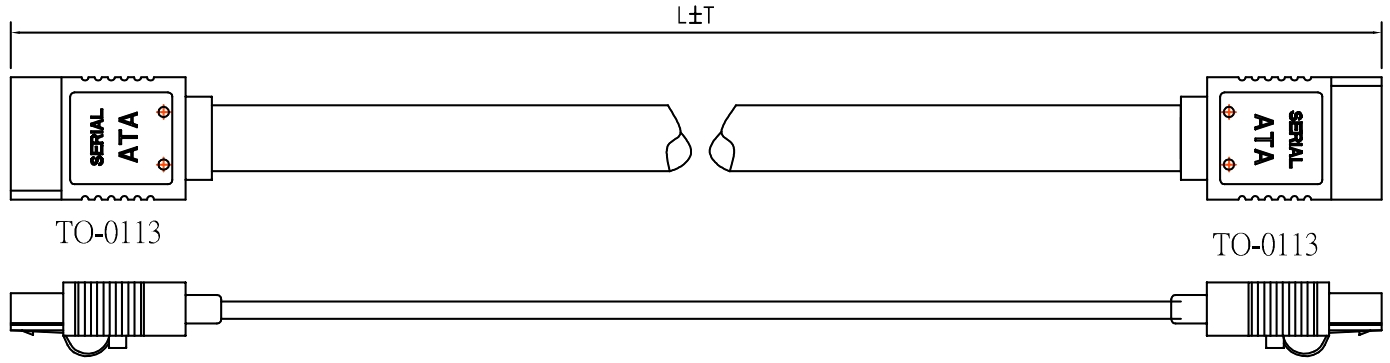 כבל SATA למחשב ROLINE 11.03.1554